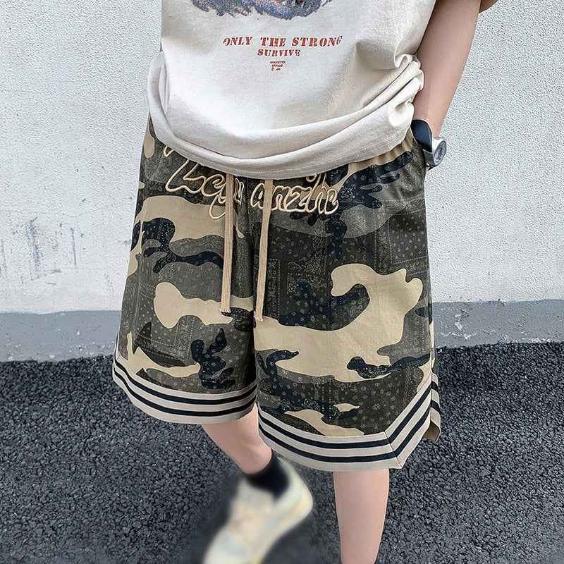 Camo Goth Knee Length Shorts