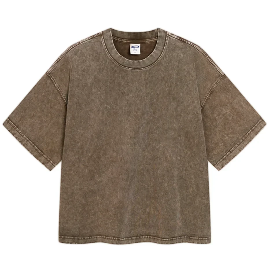 Streetwear Wax Printed Vintage Oversized T-shirts
