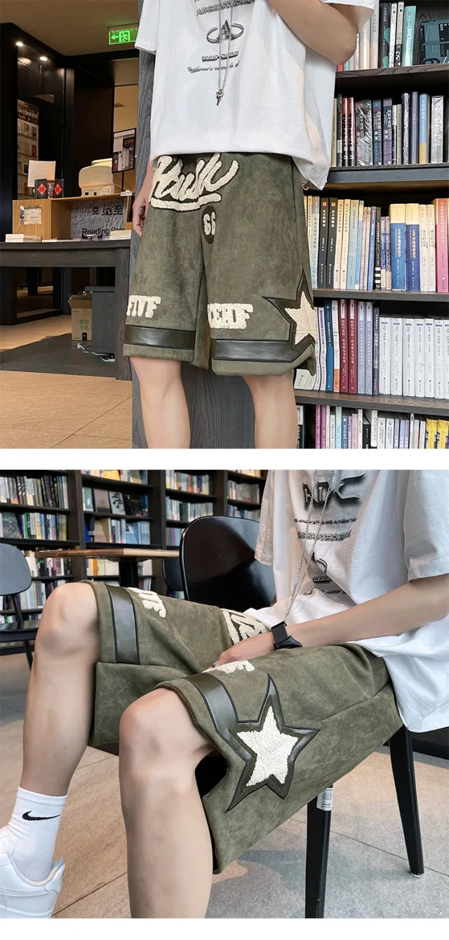 Number 66 Knee Length Shorts