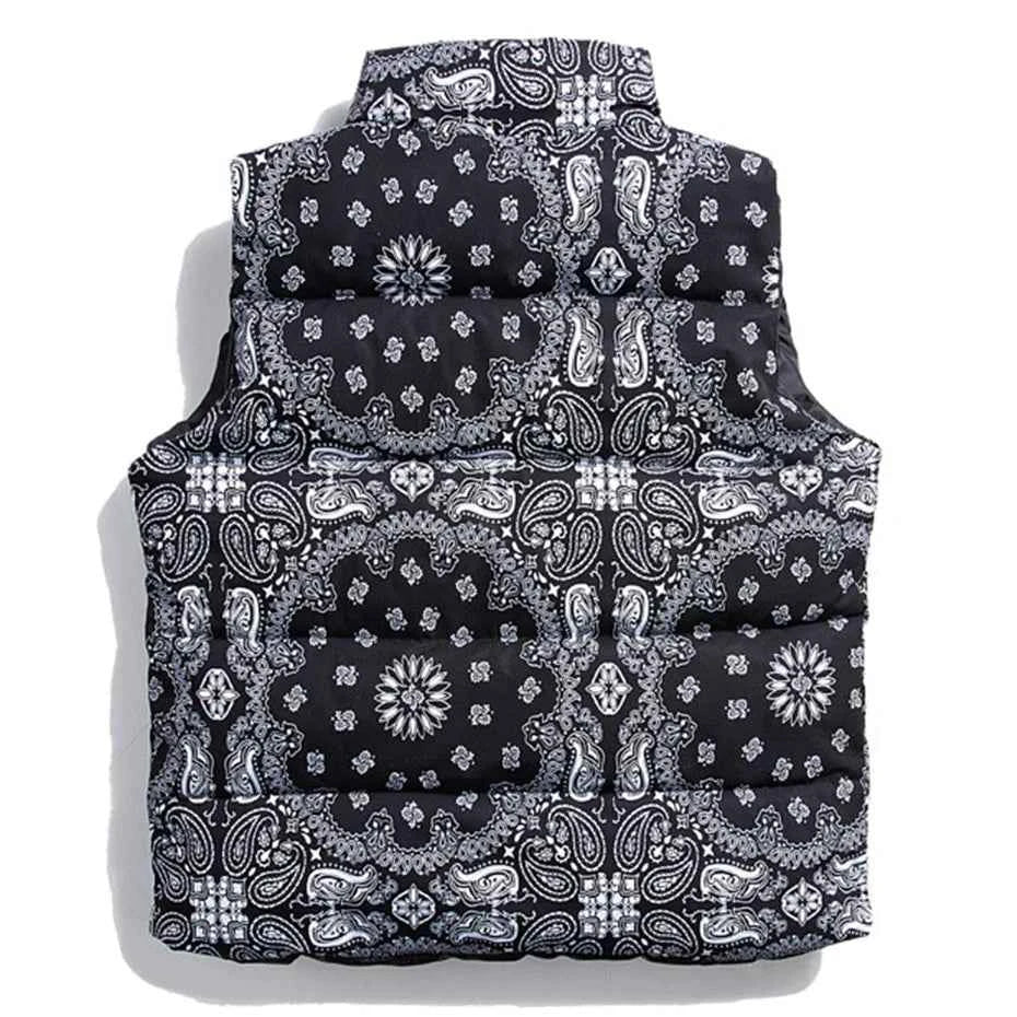 Paisley Padded Gilet