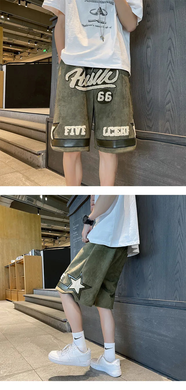 Number 66 Knee Length Shorts