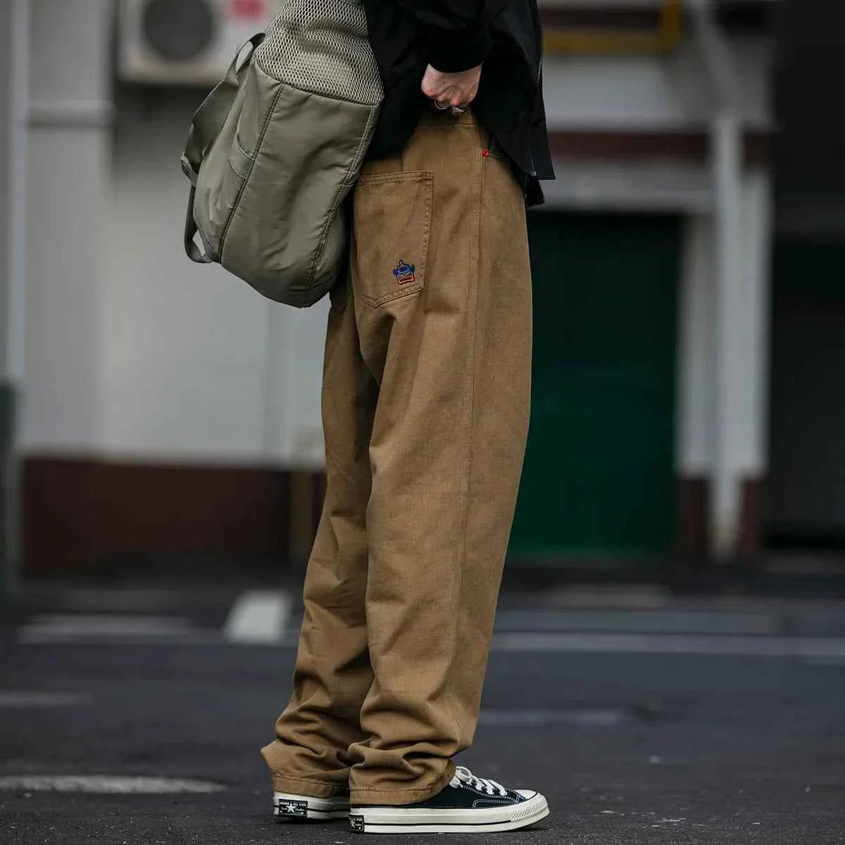Casual Straight-Leg Trousers