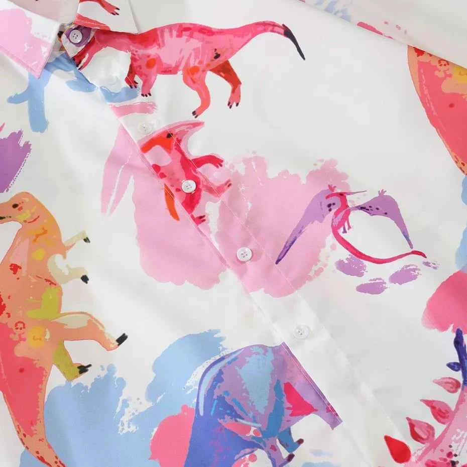 Dinosaur Graphic Printed Shirts