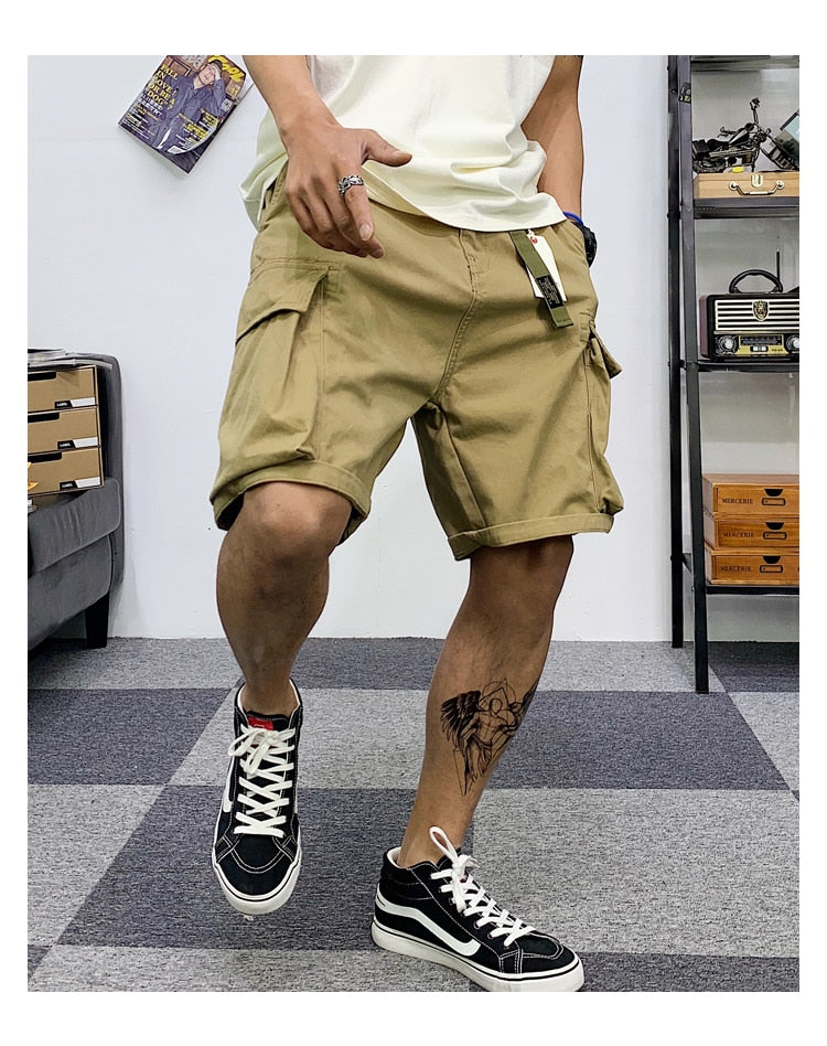 Tactical Multi-Pocket Cargo Shorts