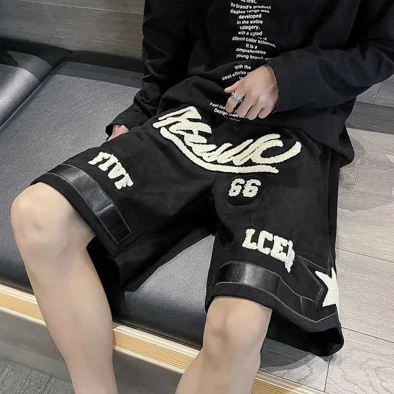 Number 66 Knee Length Shorts