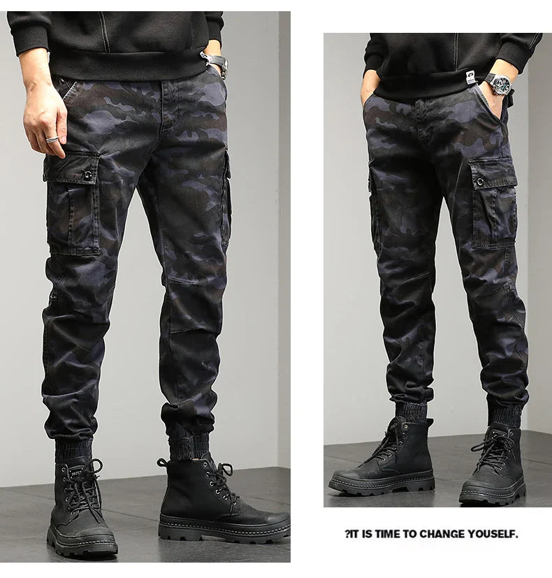 Classic Vector Camouflage Slim Fit Pants