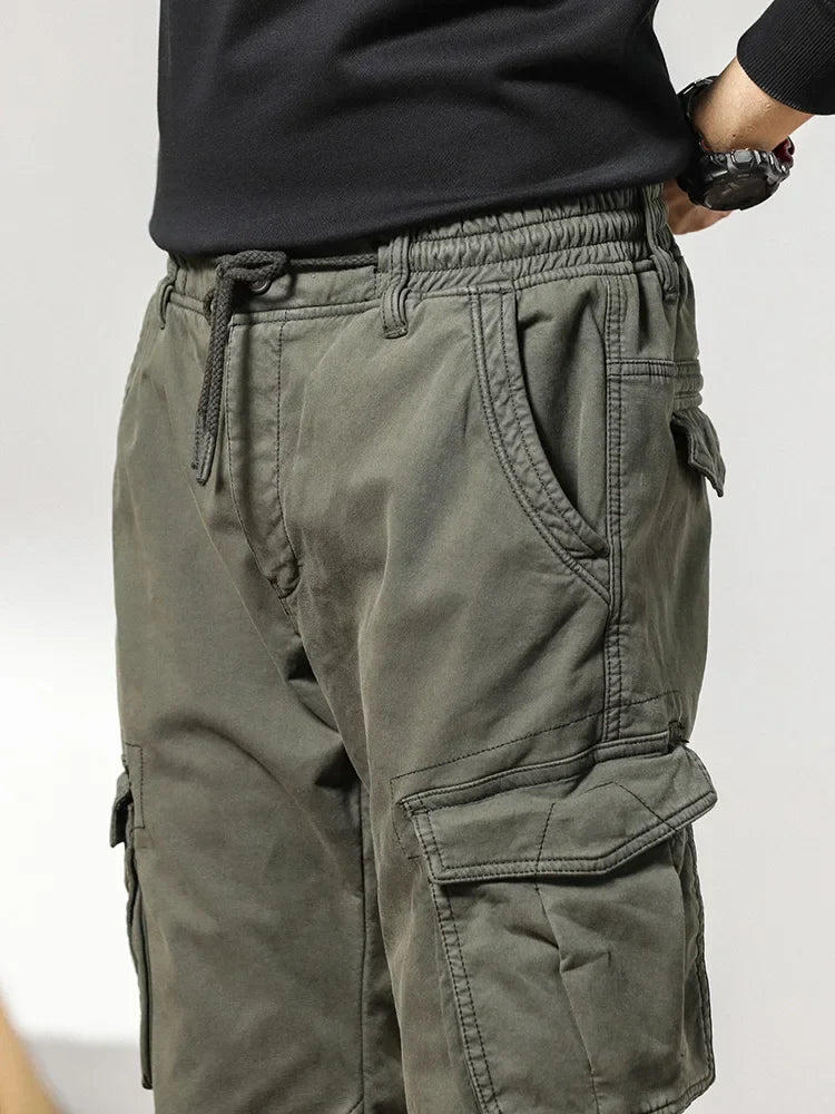 Slim Fit Elastic Ankle Pants