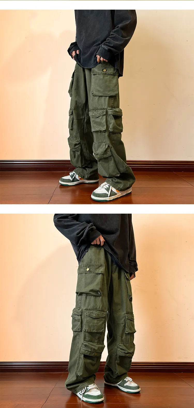 Baggy Style Multi-pockets Tooling Pants