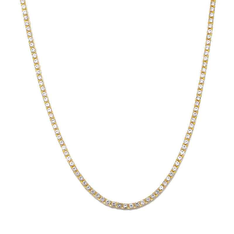 Crystal Rhinestone Tennis Necklace