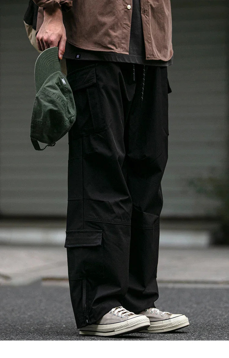 Ankle Zipper Style Cargo Pants