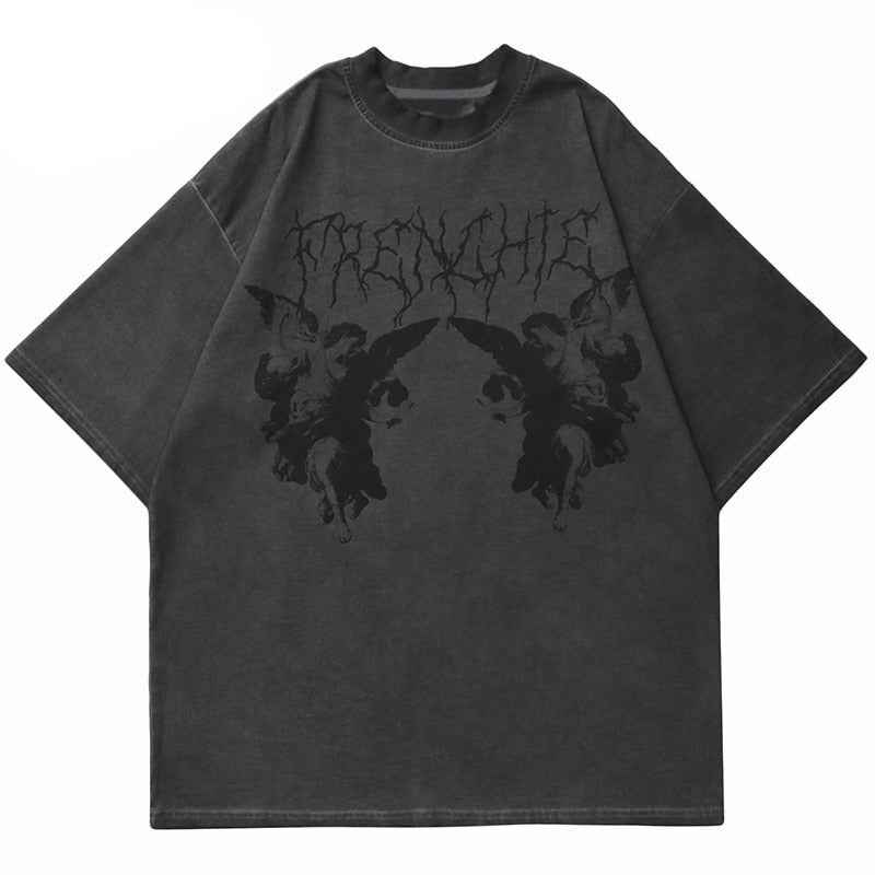 TRENCHIE Suffocation Fairy Angel Loose T-Shirt