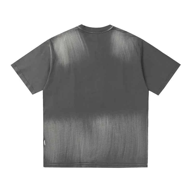 Plain Color Tie Dyed Loose T-Shirt