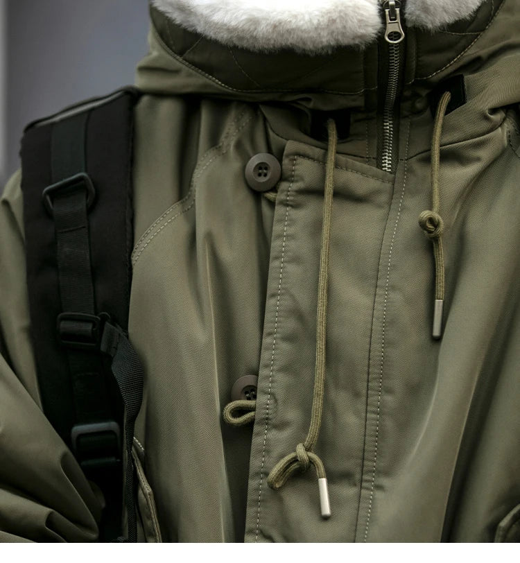 Winter American Fur Interior Parka Jacket