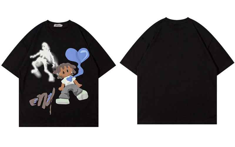 Ghost & The Boy With Heart  Graphic T-Shirt