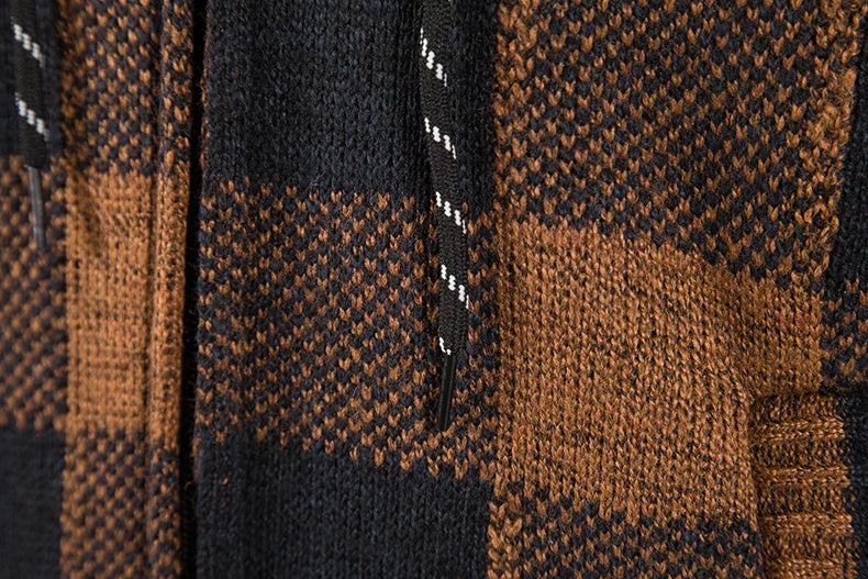 Plaid Chore Zipper Hoodie