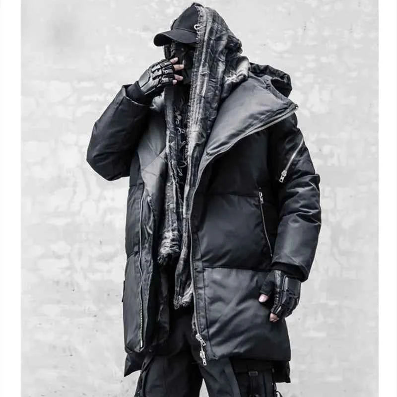 Long Zipper Style Padded Jacket
