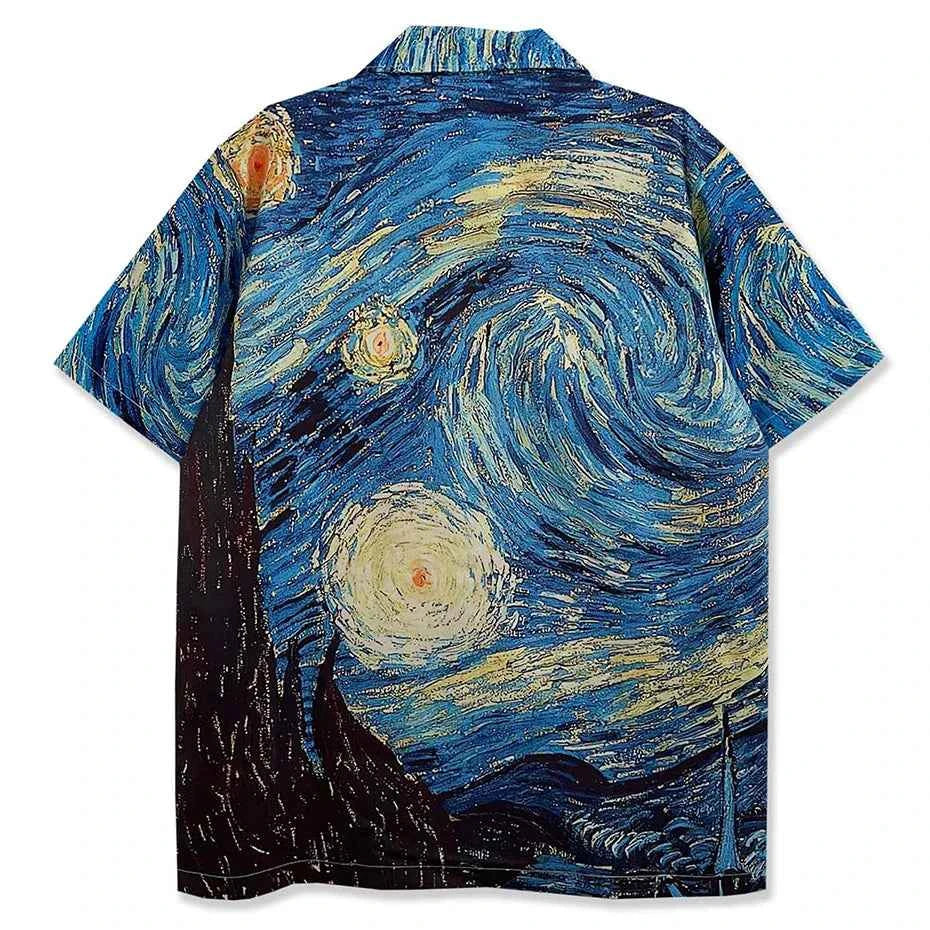 Vintage The Starry Night Graphic Shirt