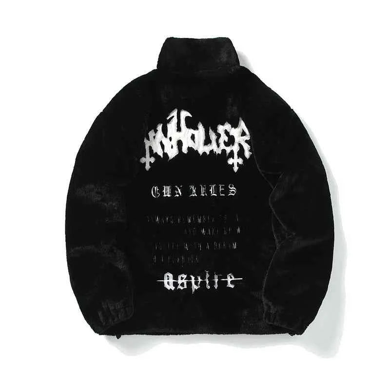 Streetwear Outerwear | Gothic Fur Jacket