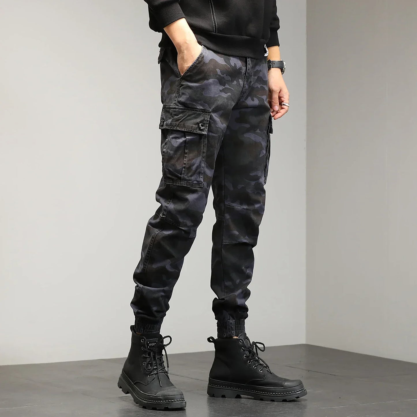 Classic Vector Camouflage Slim Fit Pants