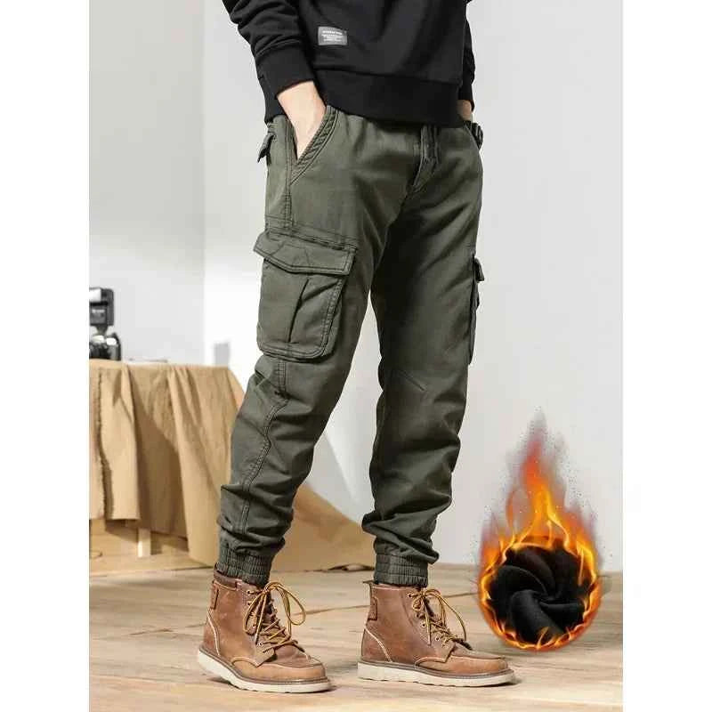 Slim Fit Elastic Ankle Pants