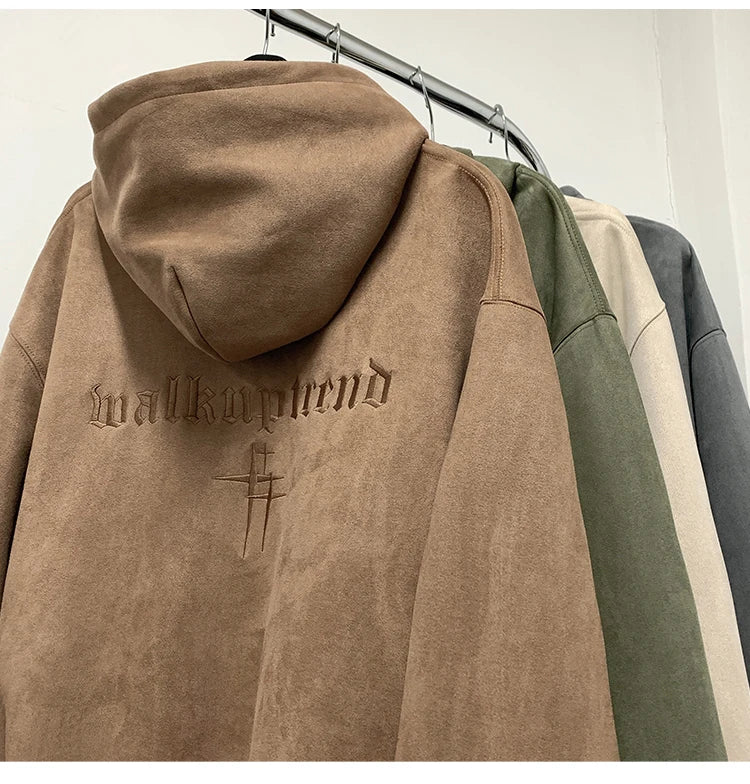 Malk Up Trend Suede Hoodie