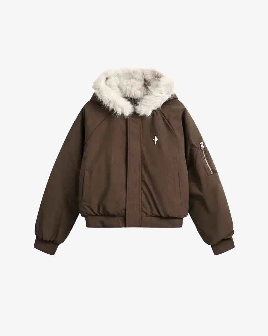 Star Pendant Winter Jacket