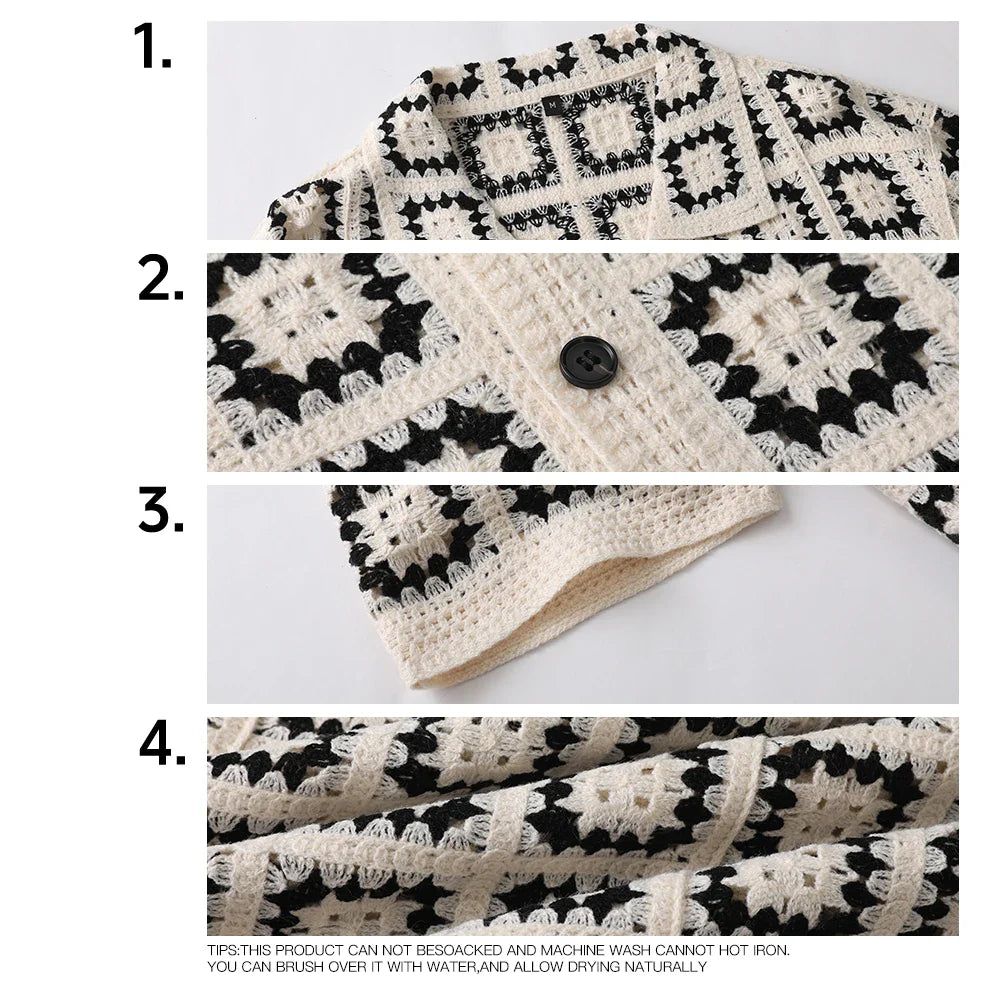 V-Neck Knitted Short Sleeve Shirt