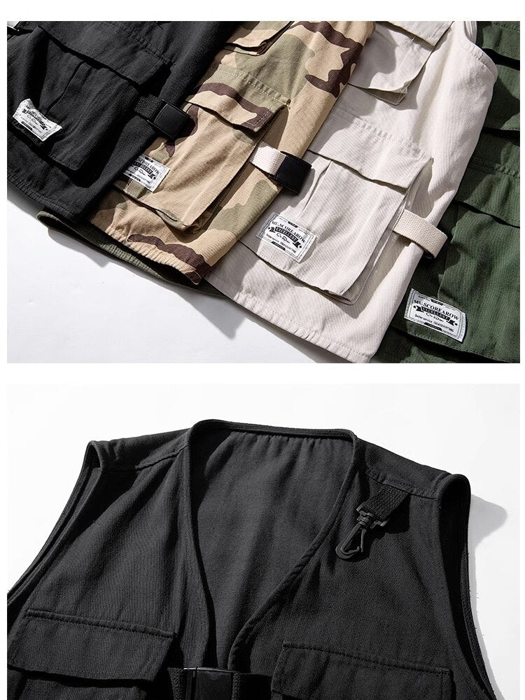 Multi-Pockets Fishing Vest Camping