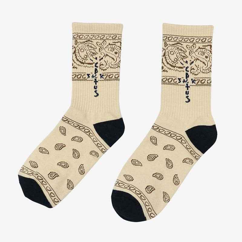 Cactus Jack Bandana Pattern Crew Socks
