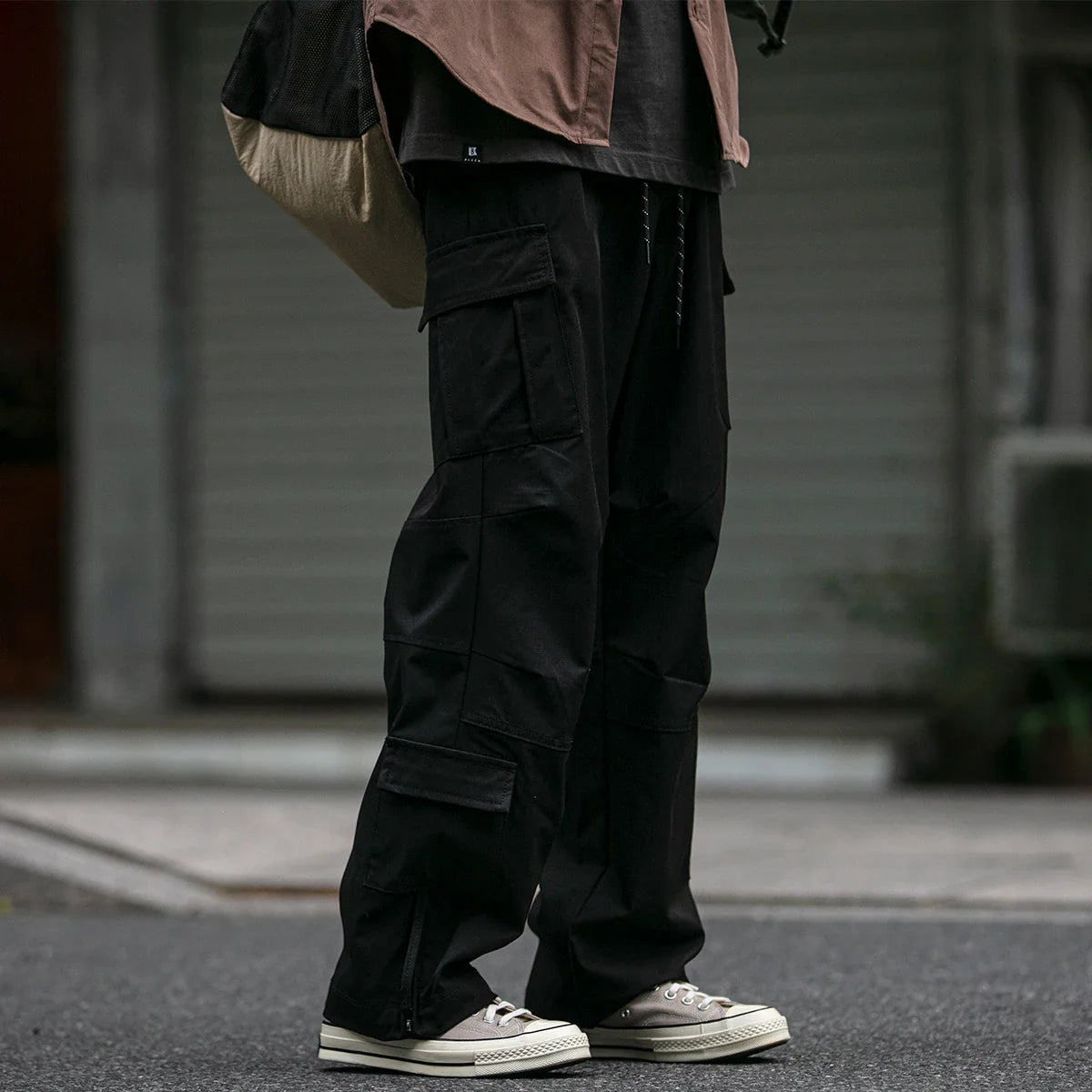 Ankle Zipper Style Cargo Pants
