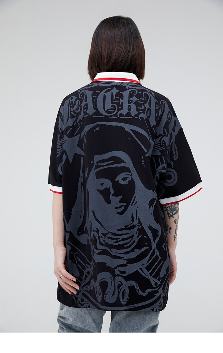 BLACKAIR Virgin Mary Graphic T-Shirt