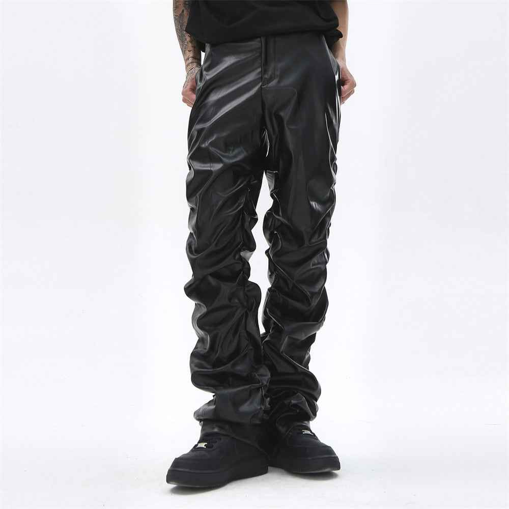 AV1 Black Leather Pants