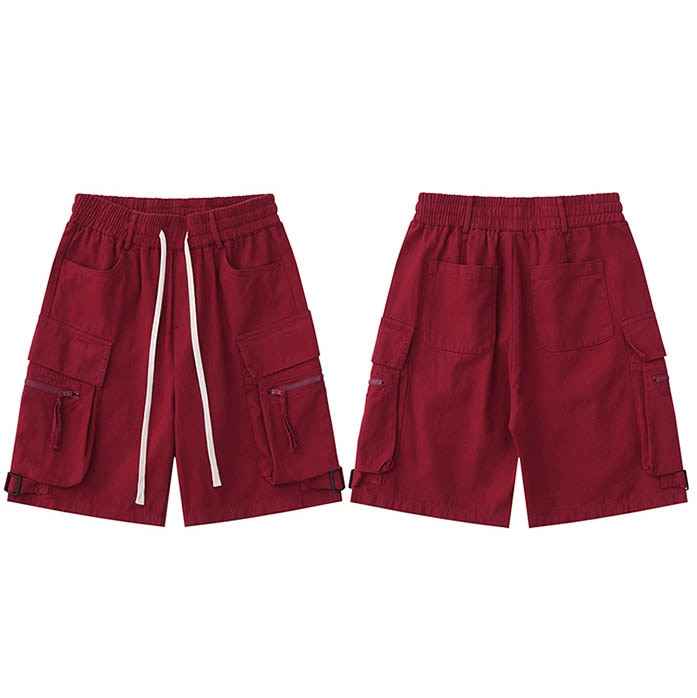 Cargo Track Multi Pockets Shorts