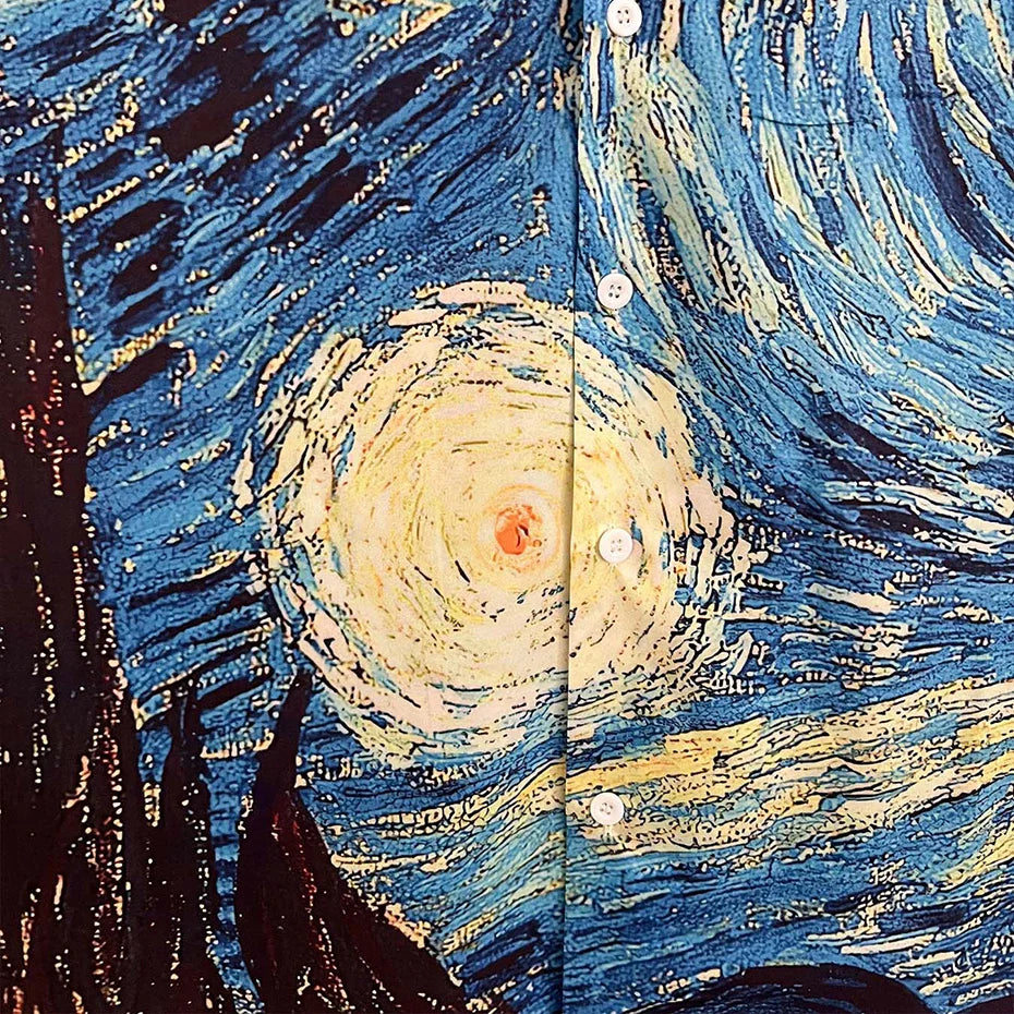 Vintage The Starry Night Graphic Shirt