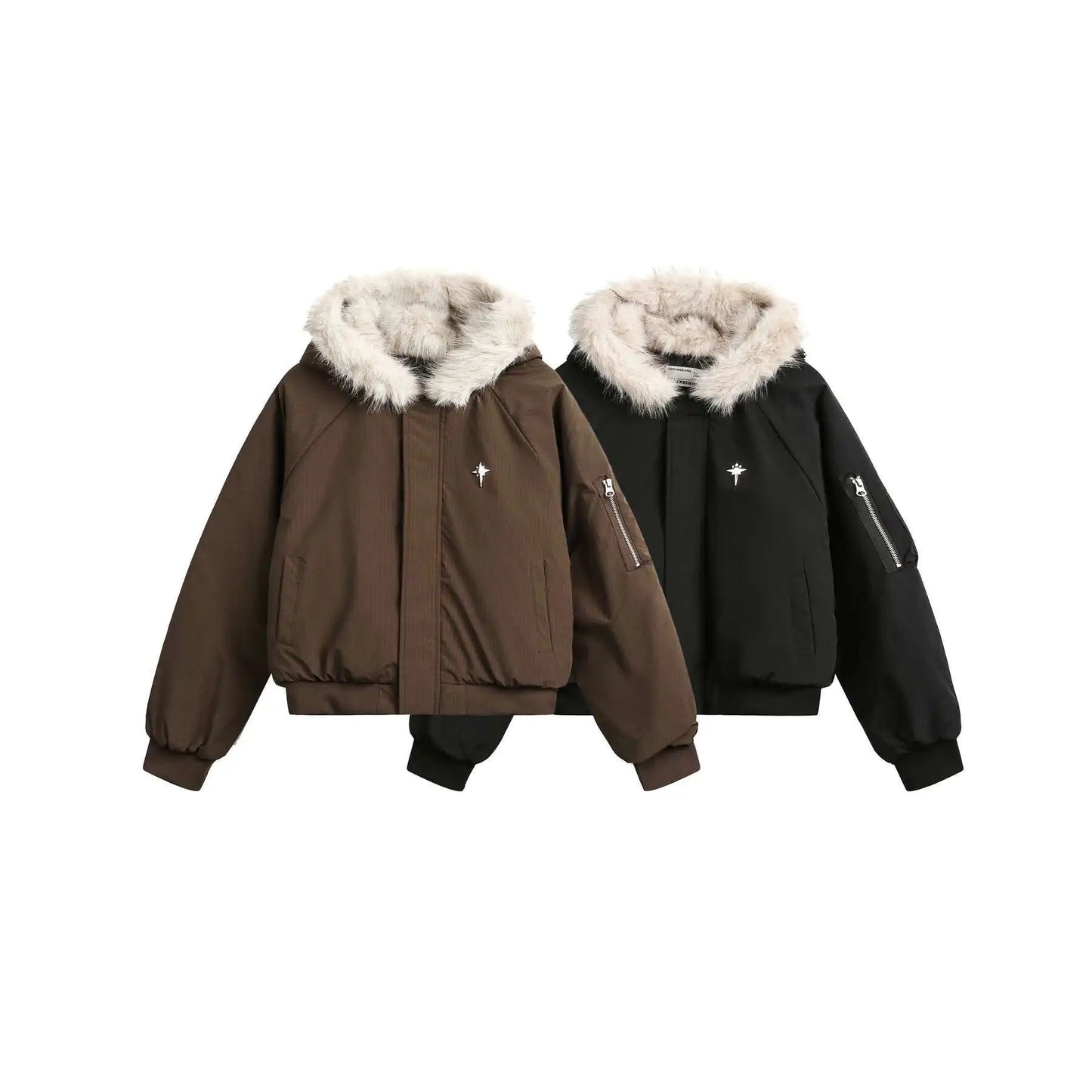 Star Pendant Winter Jacket
