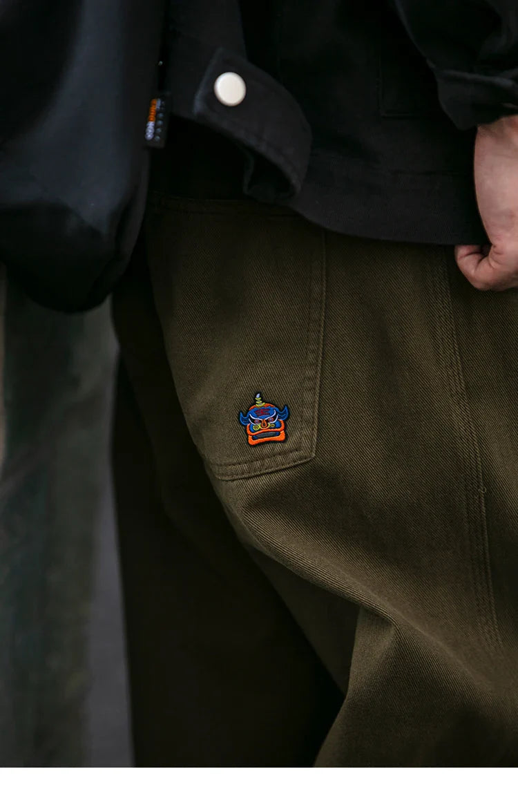 Casual Straight-Leg Trousers