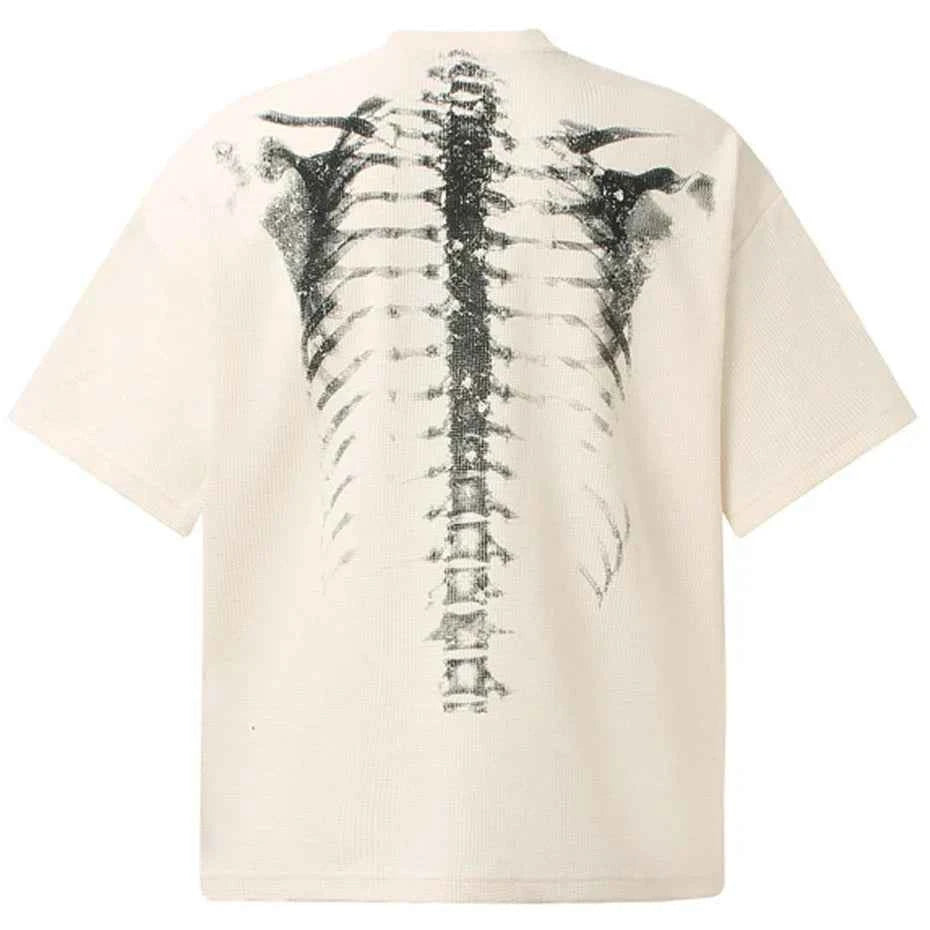 Skeleton Graphic  Streetwear Oversized T Shirt