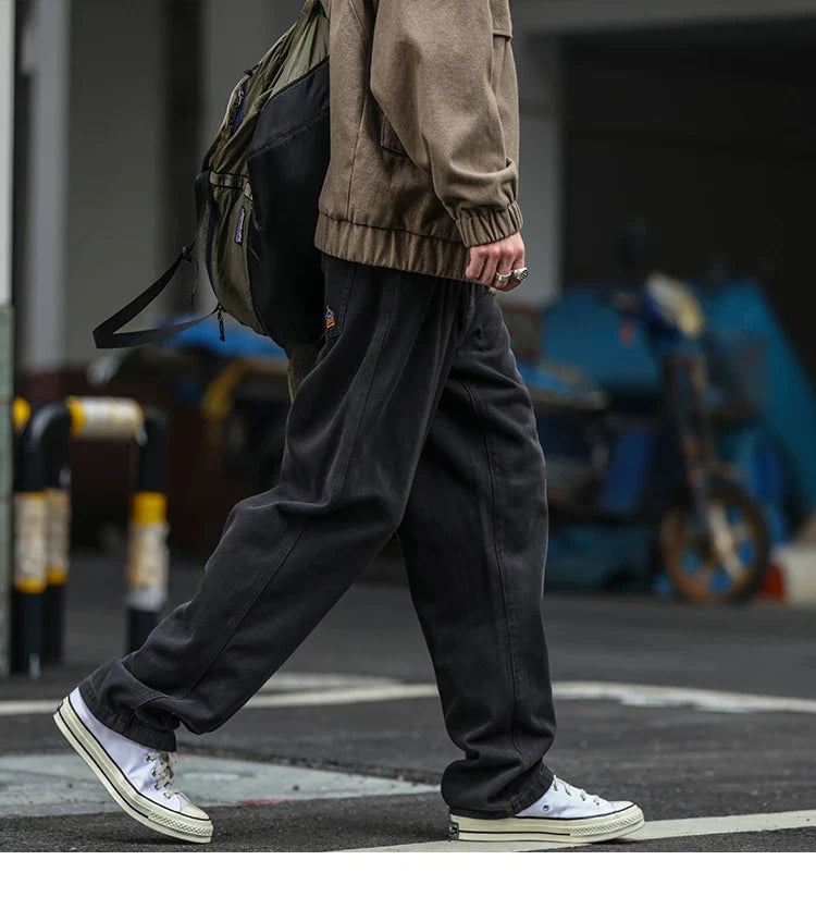 Casual Straight-Leg Trousers