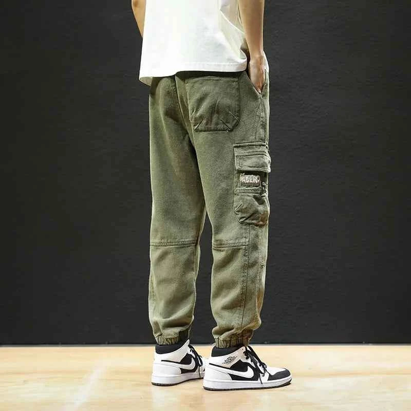 Straight Fit Elastic Ankle Length Pants