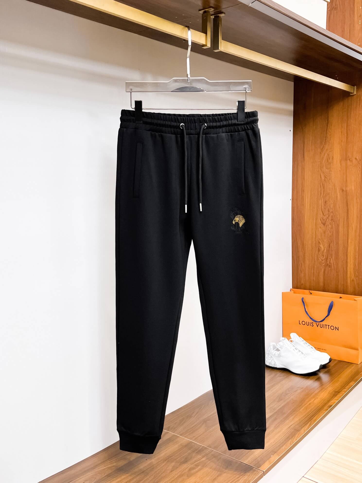 Stefano Ricci Eagle Logo Technical Jersey Tracksuit Black CUSTOM