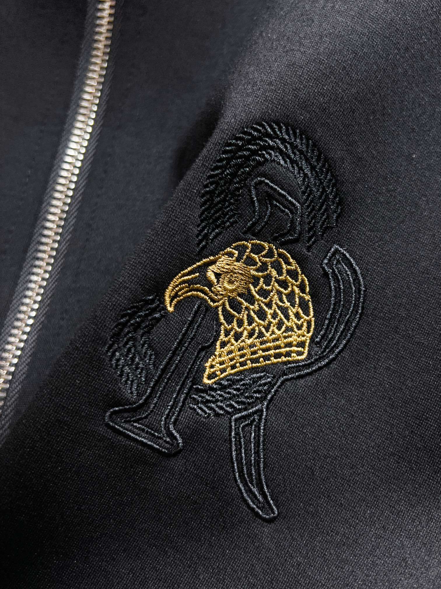 Stefano Ricci Eagle Logo Technical Jersey Tracksuit Black CUSTOM