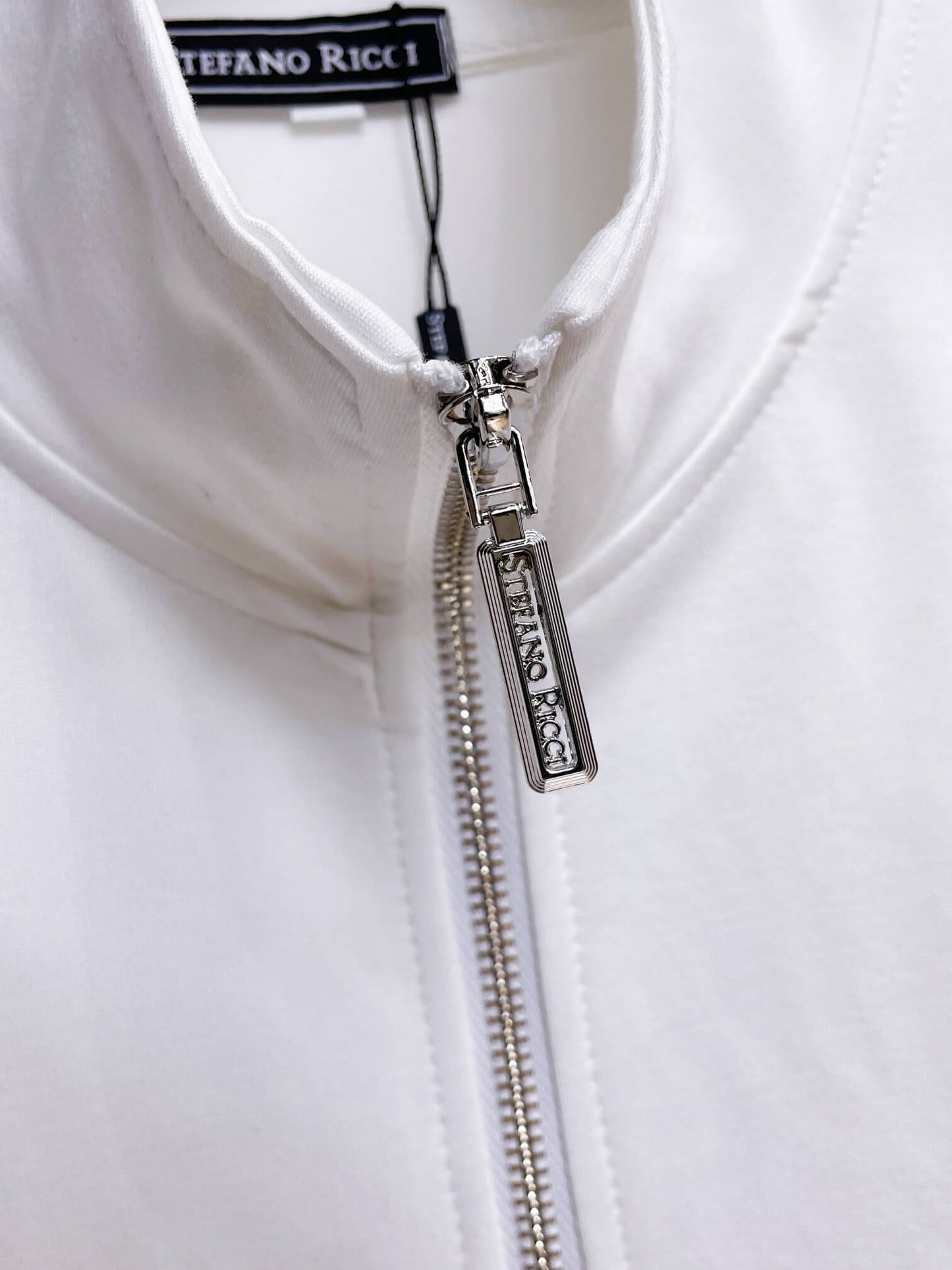Stefano Ricci Eagle Logo Technical Jersey Tracksuit White CUSTOM