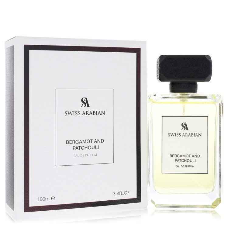 Swiss Arabian Bergamot And Patchouli by Swiss Arabian Eau De Parfum Spray (Unisex) 3.4 oz for Men