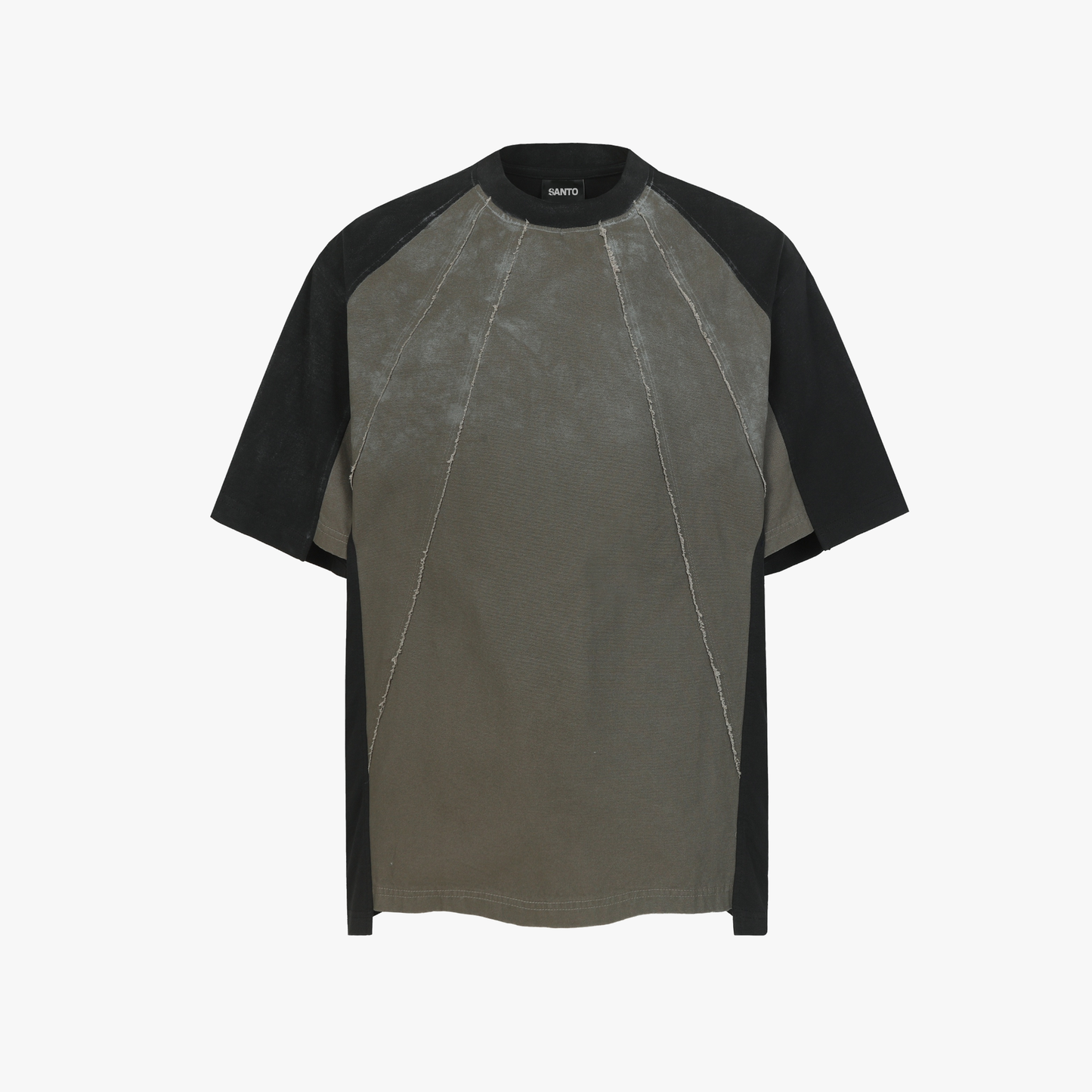 Vintage Washed Raw Seam Raglan T-Shirt