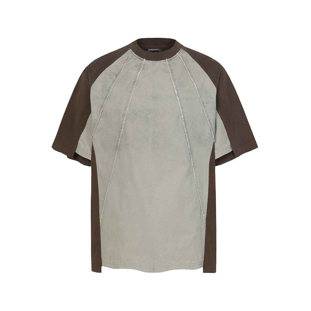 Vintage Washed Raw Seam Raglan T-Shirt