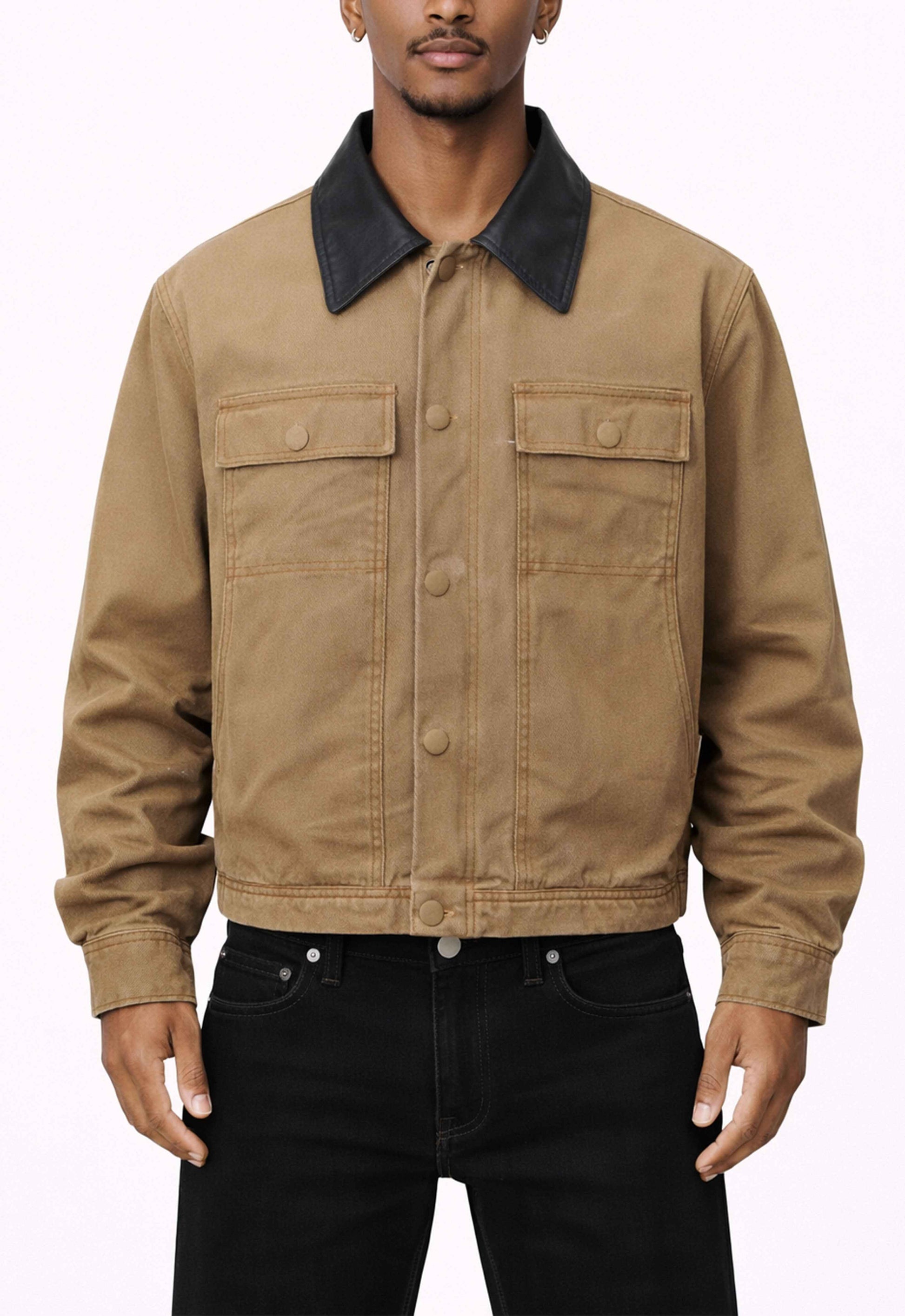 TAN SUEDE WORK JACKET