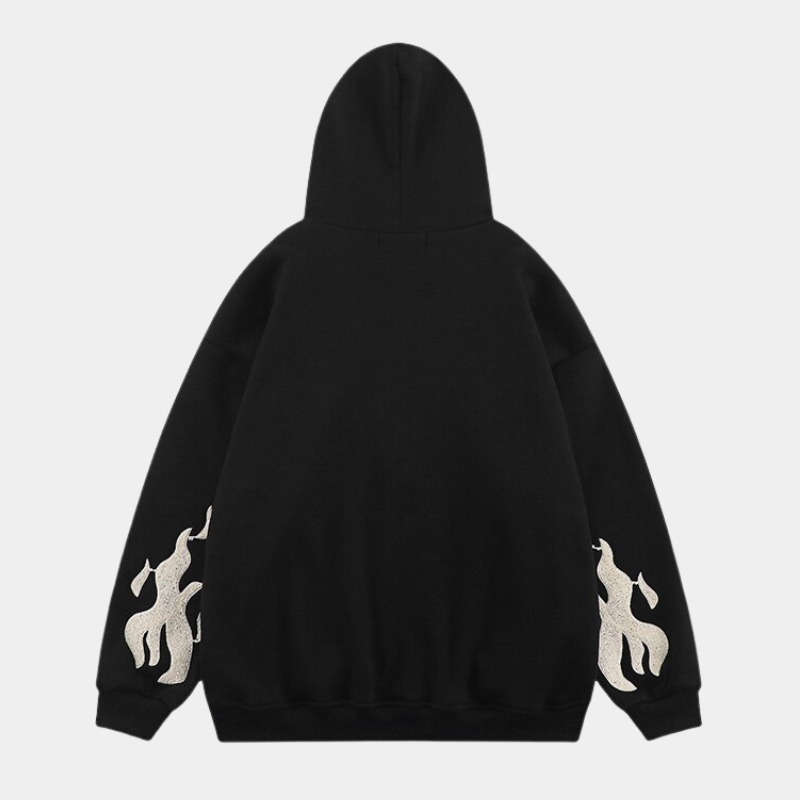 Sparks | Oversized Zipper Hoodie