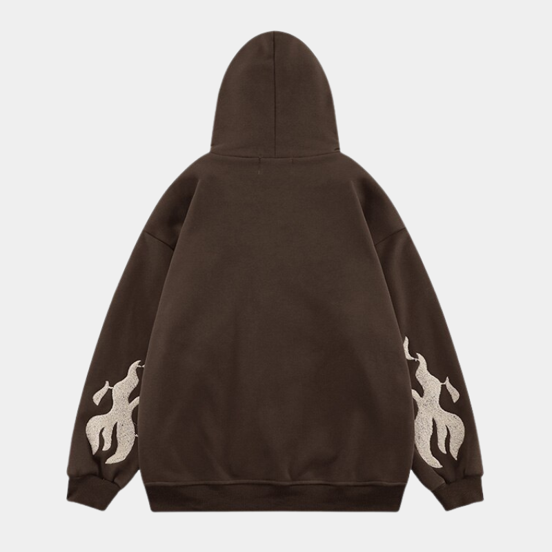 Sparks | Oversized Zipper Hoodie