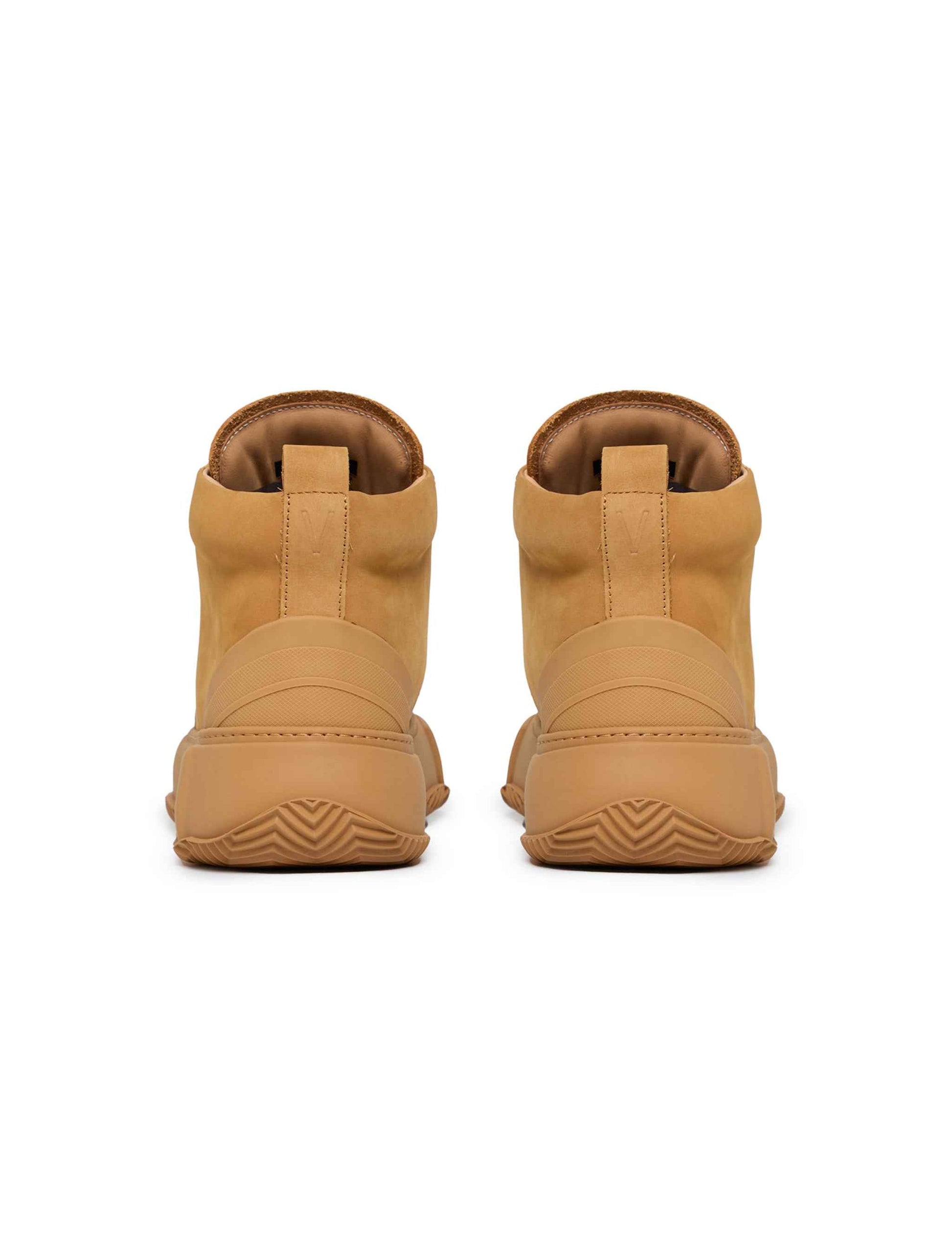 Valabasas "Vision" High Top Shoes - Tan Leather
