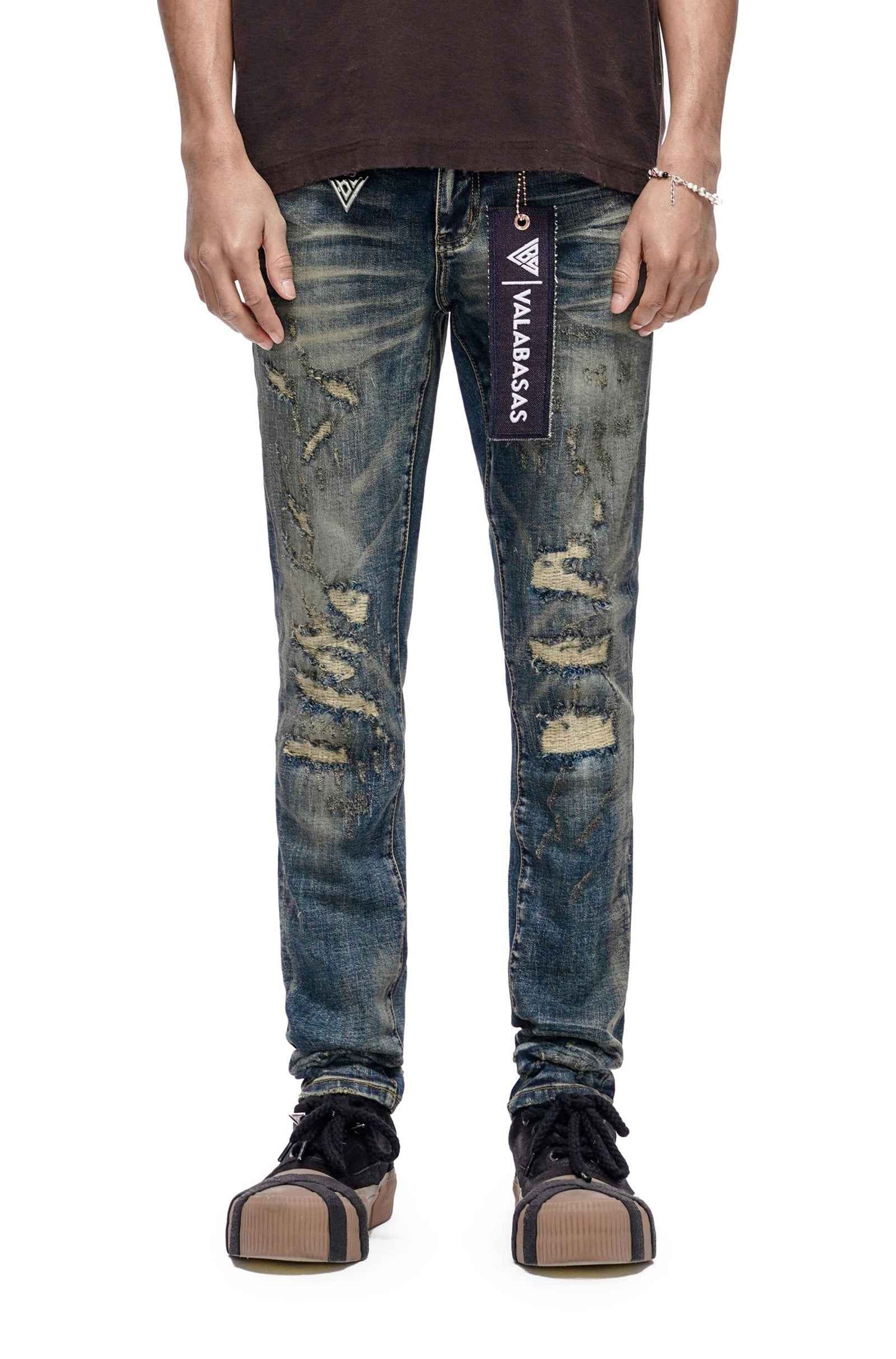 Valabasas Leader Skinny Jean - Dark Blue Vintage
